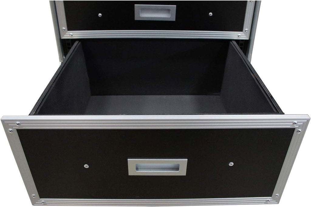 Harmony Audio Cases HC-drawerC Portable Rolling 7 Drawer Production Vendor Show Work Case Table