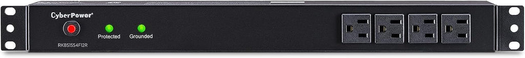 CyberPower RKBS15S4F12R Rackbar Surge Protector, 120V/15A, 16 Outlets, 15 Foot Power Cord, 1U Rackmount, UL Listed