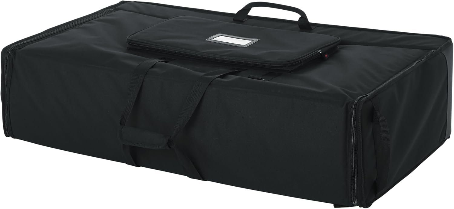 Gator Cases Padded Nylon Dual Carry Tote Bag for Transporting (2) LCD Screens, Monitors and TVs Between 40' - 45', (G-LCD-TOTE-LGX2)