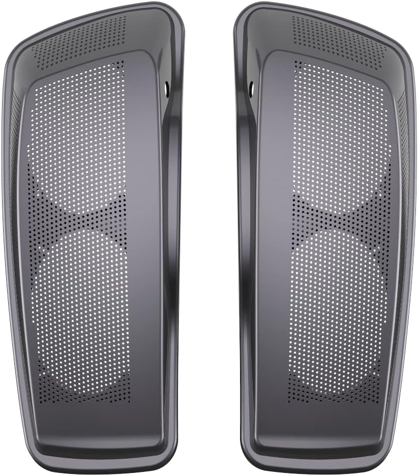 Advanblack Saddlebag Dual 6x9 Speaker lids, Audio Covers Fit for H-D Touring, Road Glide, Street Glide Special, Road King, 2014 2015 2016 2017 2018 2019 2020 2021 2022 2023