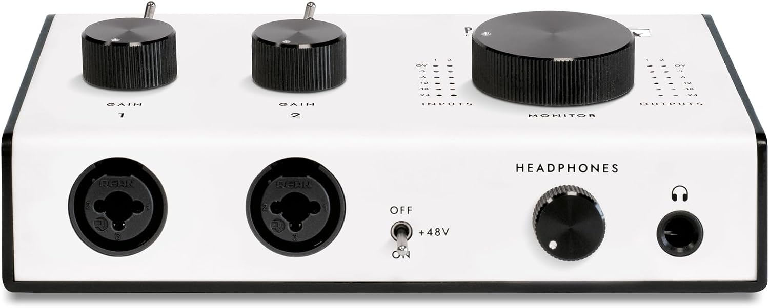 Blackstar Polar 2 - 2 Channels 2-in/4-out USB-C Guitar Audio Interface w/ 2 Microphone Preamps and Headphone Output