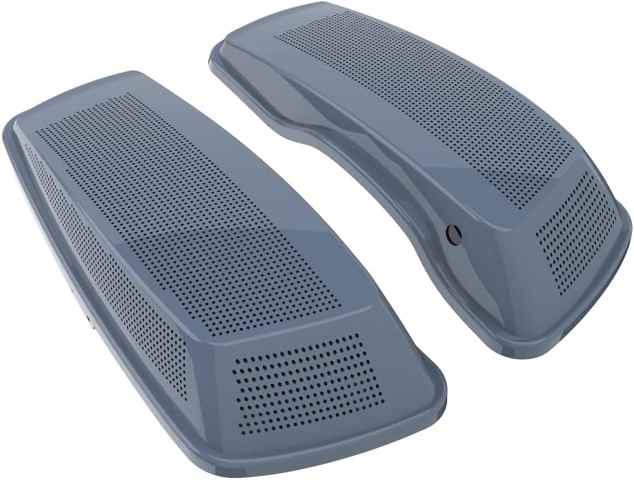 Advanblack Saddlebag Dual 6x9 Speaker lids, Audio Covers Fit for H-D Touring, Road Glide, Street Glide Special, Road King, 2014 2015 2016 2017 2018 2019 2020 2021 2022 2023