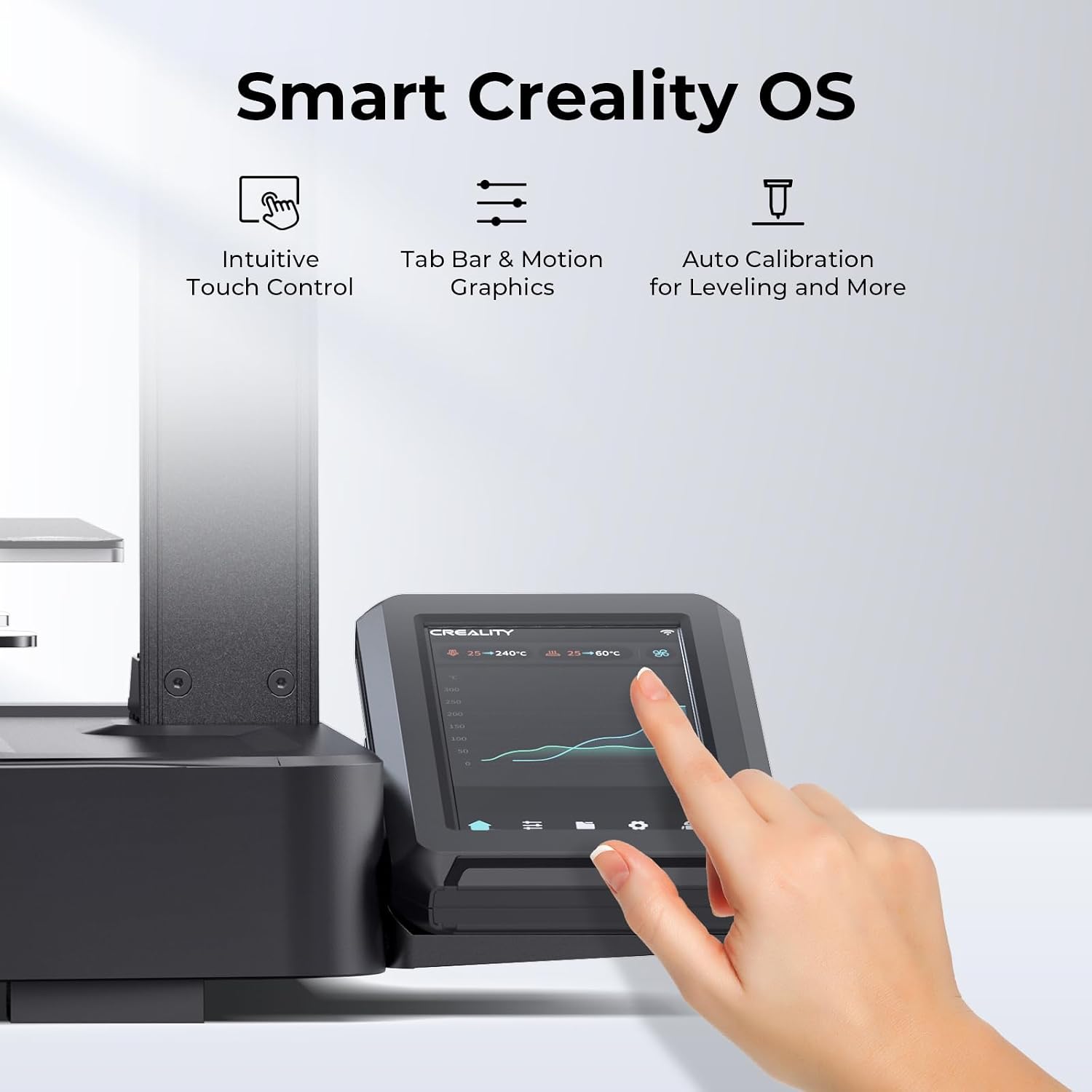Creality Ender 3 V3 KE 3D Printer 1kg x 2 Pack High Speed PLA Included, and Creality Nebula Camera