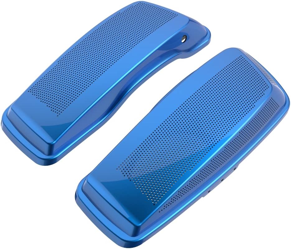 Advanblack Saddlebag Dual 6x9 Speaker lids, Audio Covers Fit for H-D Touring, Road Glide, Street Glide Special, Road King, 2014 2015 2016 2017 2018 2019 2020 2021 2022 2023