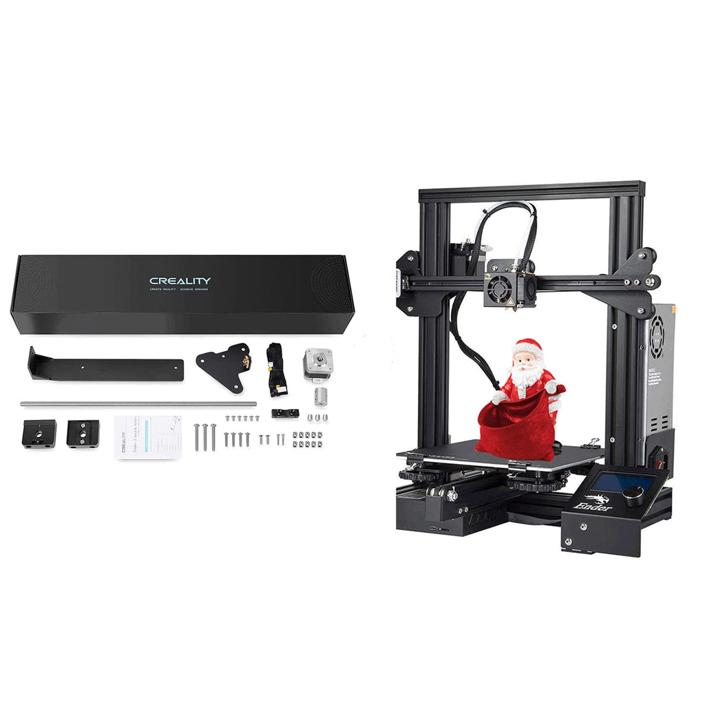 Comgrow Creality Ender 3 3D Printer and Official Creality Ender 3V2 Dual Z-axis Kit with Lead Screw