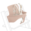 Stokke Tripp Trapp Baby Set 2, Serene Pink - Ages 6-36 Months - Convert the Tripp Trapp Chair into a Comfortable High Chair - Includes Stokke Harness 2