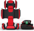 Mifold Hifold Adjustable Kids High Back Booster Car Seat with Strap – Racing Red