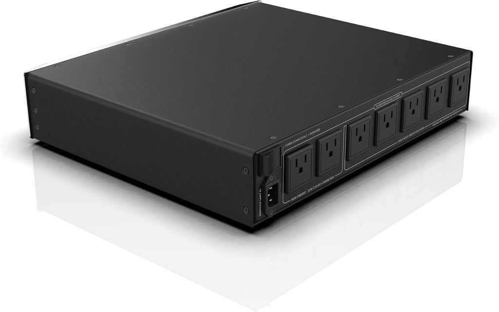AudioQuest NIAGARA3000USA Low-Z Power Noise Dissipation AC Power Conditioner with an AudioQuest MONSOONUS01 1M Wind Series AC Power Cable (2020)