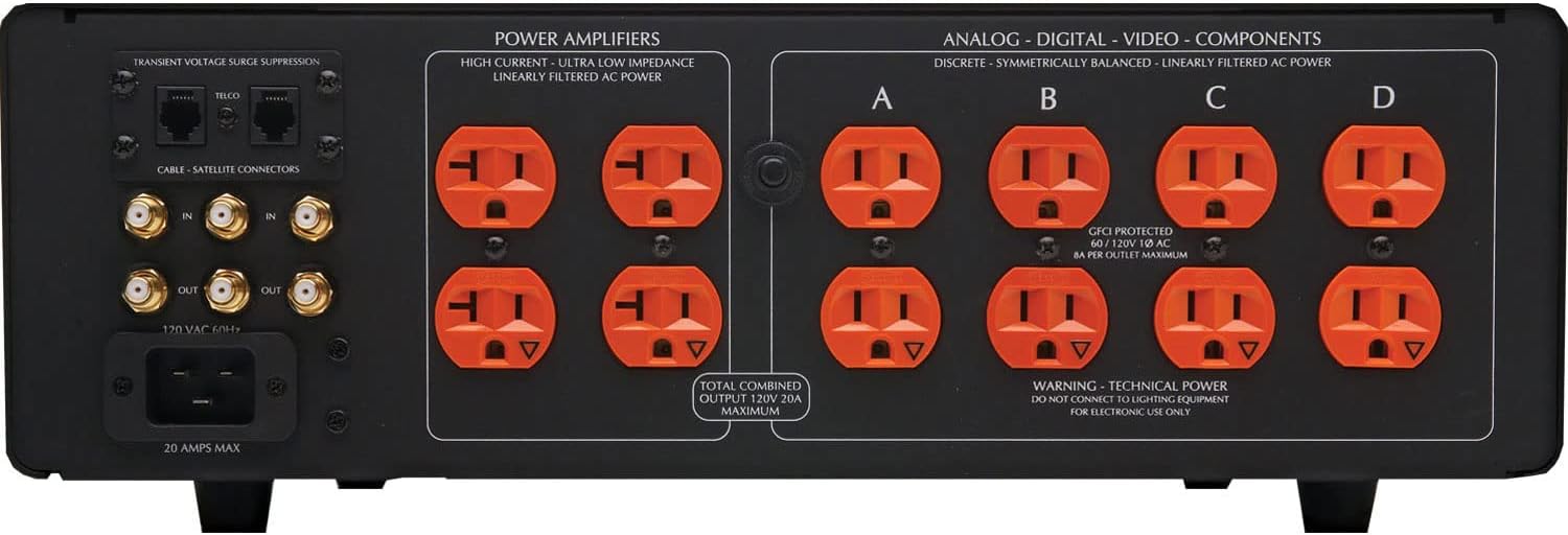 Furman IT-Reference 20i 12-Outlet Discrete Symmetrical AC Power Source