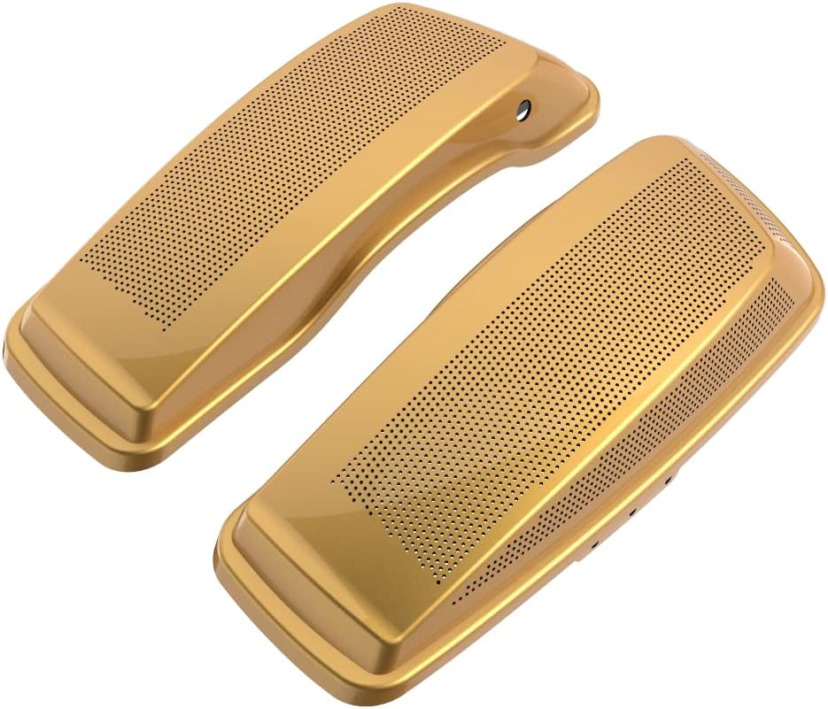 Advanblack Saddlebag Dual 6x9 Speaker lids, Audio Covers Fit for H-D Touring, Road Glide, Street Glide Special, Road King, 2014 2015 2016 2017 2018 2019 2020 2021 2022 2023