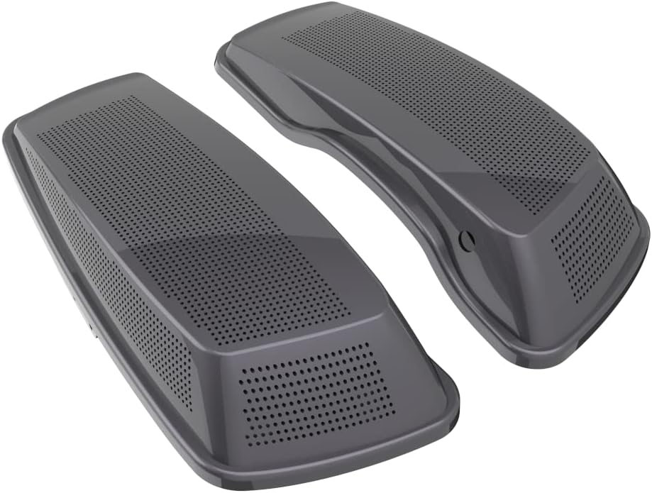 Advanblack Saddlebag Dual 6x9 Speaker lids, Audio Covers Fit for H-D Touring, Road Glide, Street Glide Special, Road King, 2014 2015 2016 2017 2018 2019 2020 2021 2022 2023