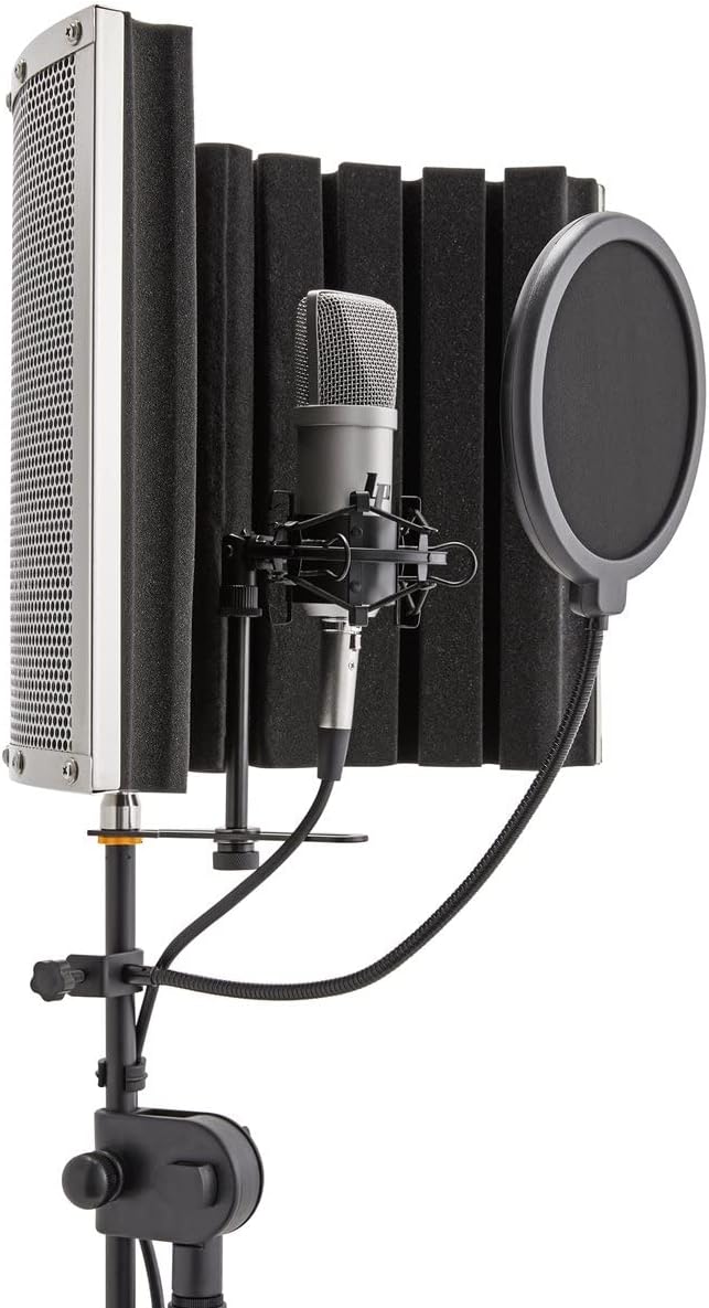 Focusrite Scarlett 2i2 4th Gen 2x2 USB Audio Interface Full Studio Bundle with Software Kit, CR3.5 Creative Multimedia Monitors, ATOM MIDI Pad Controller, Boom Arm & Isolation Recording Shield