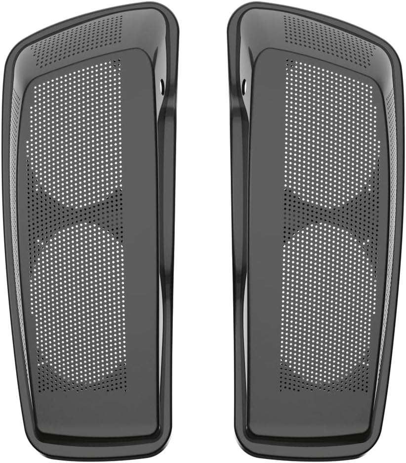 Advanblack Saddlebag Dual 6x9 Speaker lids, Audio Covers Fit for H-D Touring, Road Glide, Street Glide Special, Road King, 2014 2015 2016 2017 2018 2019 2020 2021 2022 2023