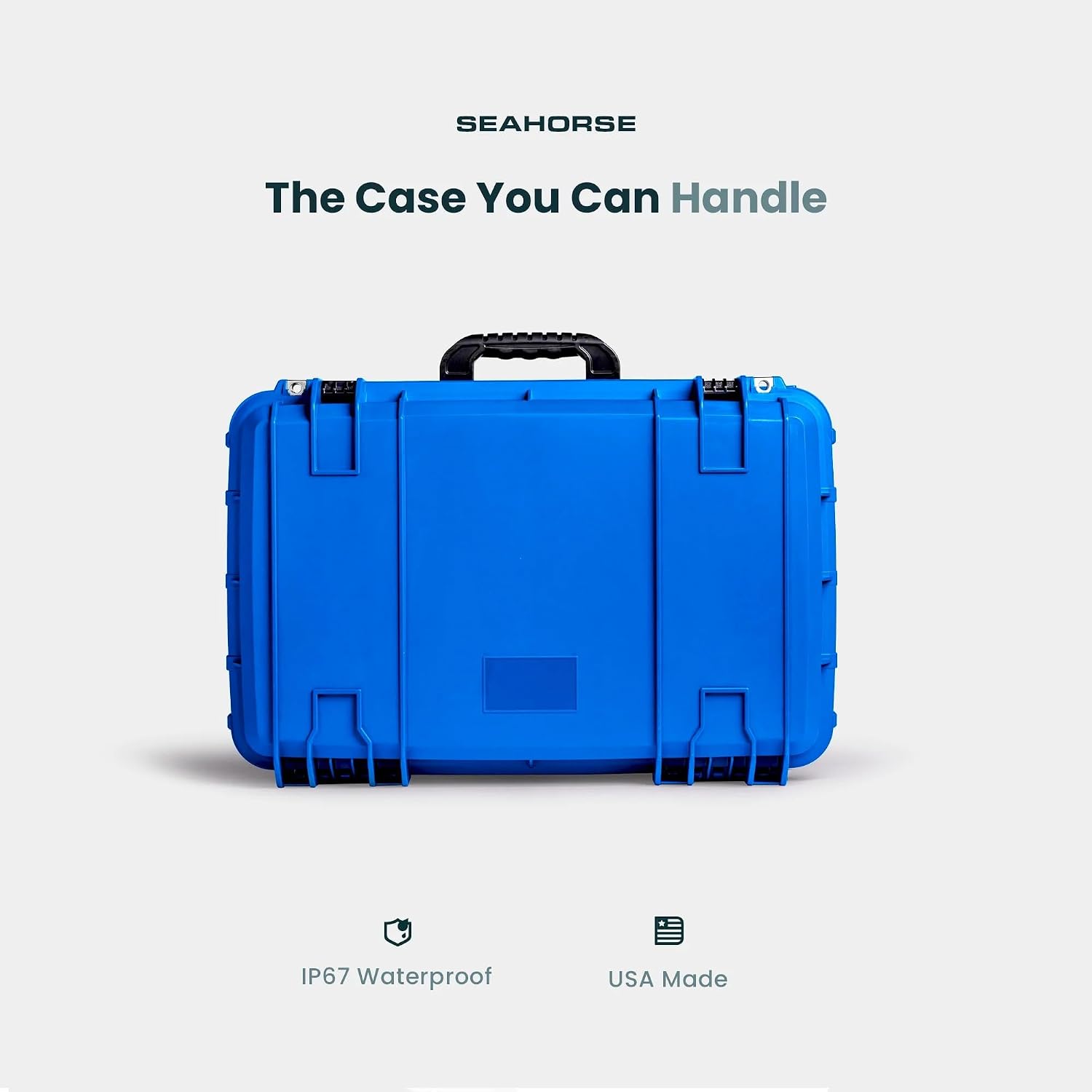 Seahorse 920 Heavy Duty Protective Dry Box Case With Customizable Accuform Foam - USA Made for Professional Photographers/TSA Approved/Mil Spec / IP67 Waterproof