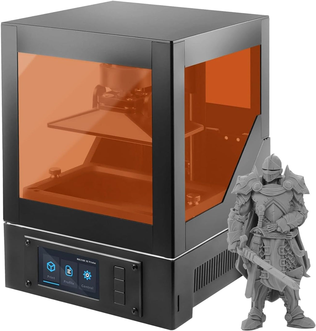 MALYAN S100 Mini Resin 3D Printer with 5.5' 2K LCD Curing Screen, High Precision, Auto Leveling, Printing Size 115 x 65 x 110 mm, Beginner Friendly
