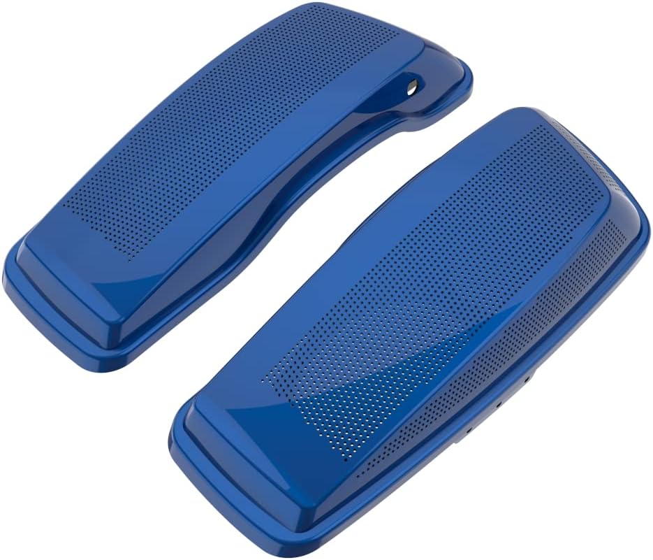 Advanblack Saddlebag Dual 6x9 Speaker lids, Audio Covers Fit for H-D Touring, Road Glide, Street Glide Special, Road King, 2014 2015 2016 2017 2018 2019 2020 2021 2022 2023