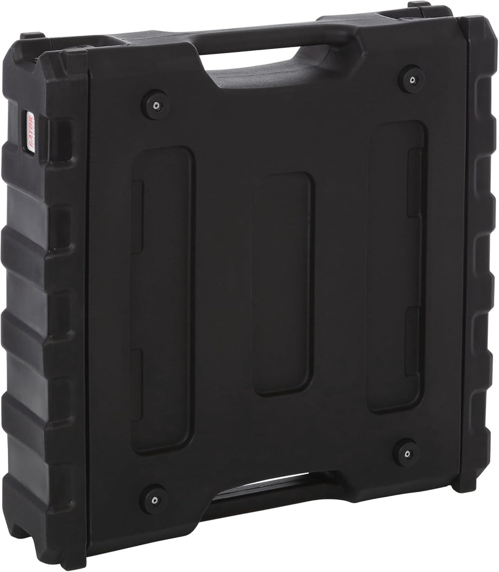Gator Cases Pro Series 2U Rack Case with Standard 19' Depth, Roto Molded Made in USA (G-PRO-2U-19)