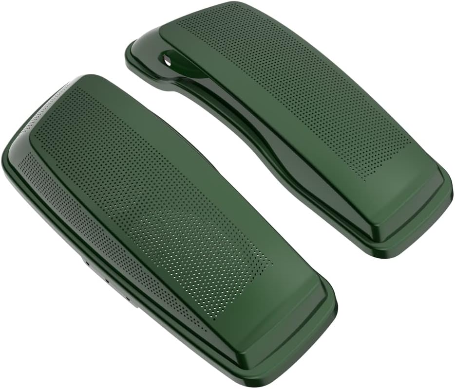 Advanblack Saddlebag Dual 6x9 Speaker lids, Audio Covers Fit for H-D Touring, Road Glide, Street Glide Special, Road King, 2014 2015 2016 2017 2018 2019 2020 2021 2022 2023