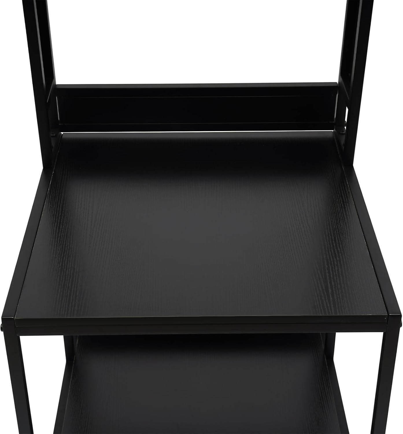 3D Printer Stand with Filament Storage, 3D Printer Filament Storage Rack, Rolling Printers Cart, Heavy Duty Mobile Printer Table with Wheels for Workshop Studio Office - Black
