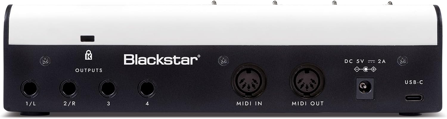 Blackstar Polar 4 - 4-channel 4-in/8-out USB-C Guitar Audio Interface w/ 4 Microphone Preamps and 2 Headphone Outputs