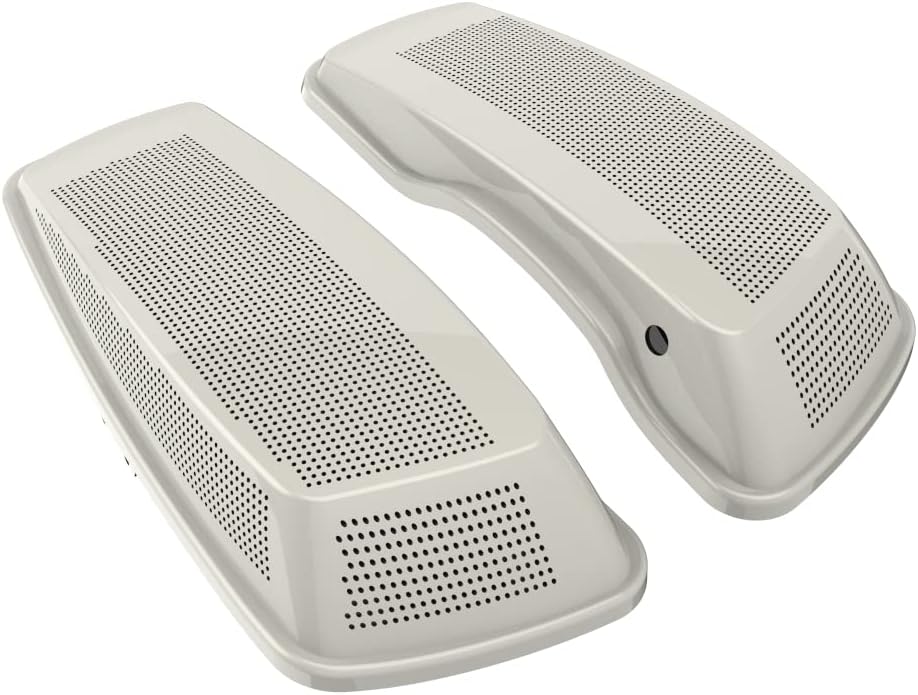 Advanblack Saddlebag Dual 6x9 Speaker lids, Audio Covers Fit for H-D Touring, Road Glide, Street Glide Special, Road King, 2014 2015 2016 2017 2018 2019 2020 2021 2022 2023