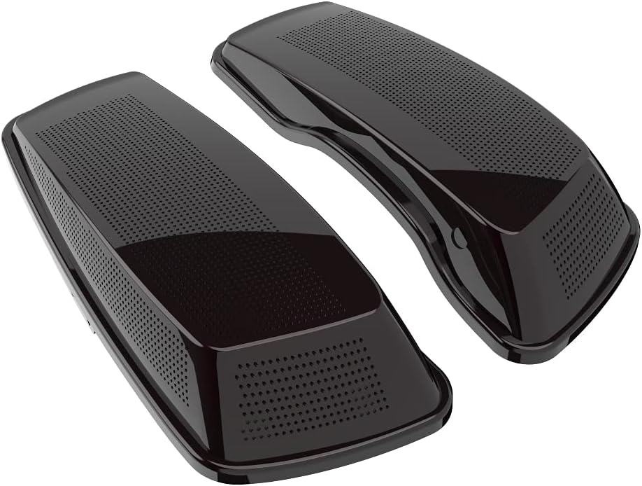 Advanblack Saddlebag Dual 6x9 Speaker lids, Audio Covers Fit for H-D Touring, Road Glide, Street Glide Special, Road King, 2014 2015 2016 2017 2018 2019 2020 2021 2022 2023