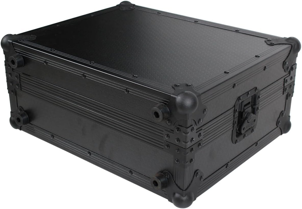 ProX T-TTBL Turntable Travel Case, Pro Audio Foam Kit, Universal Style, Black on Black