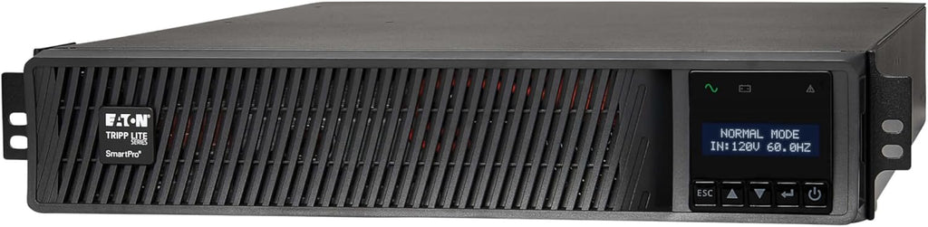 Eaton Tripp Lite Series SMART750RMXL2U 750VA Rack Mount UPS Battery Backup, Pure Sine Wave, 750W, Extended Run & Network Card Option, 8 Outlets, 120V, AVR, Uninterruptible Power Supply