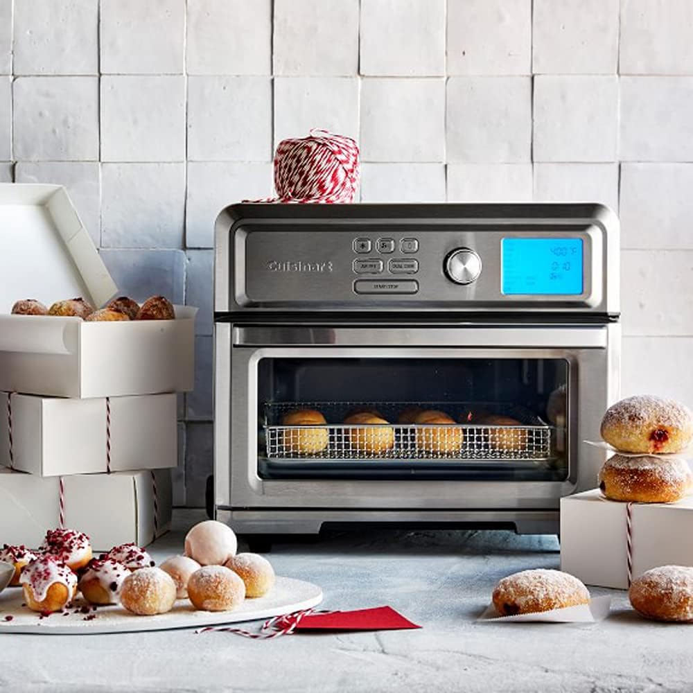 Cuisinart TOA-65 Digital AirFryer Toaster Oven with Intuitive Programming Options Bundle with 1 YR CPS Enhanced Protection Pack