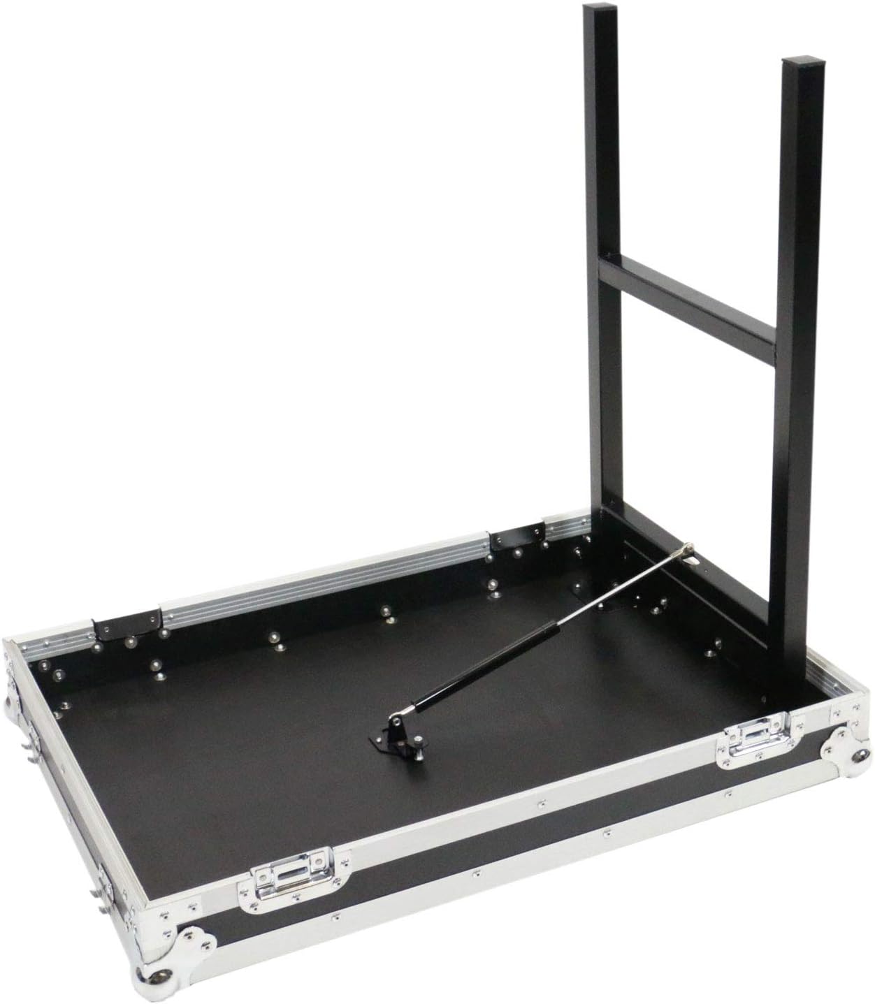 OSP Cases | ATA Road Case | 16-Space Amp Rack | 20' Deep | Standing Lid Table | RC16U-20SL