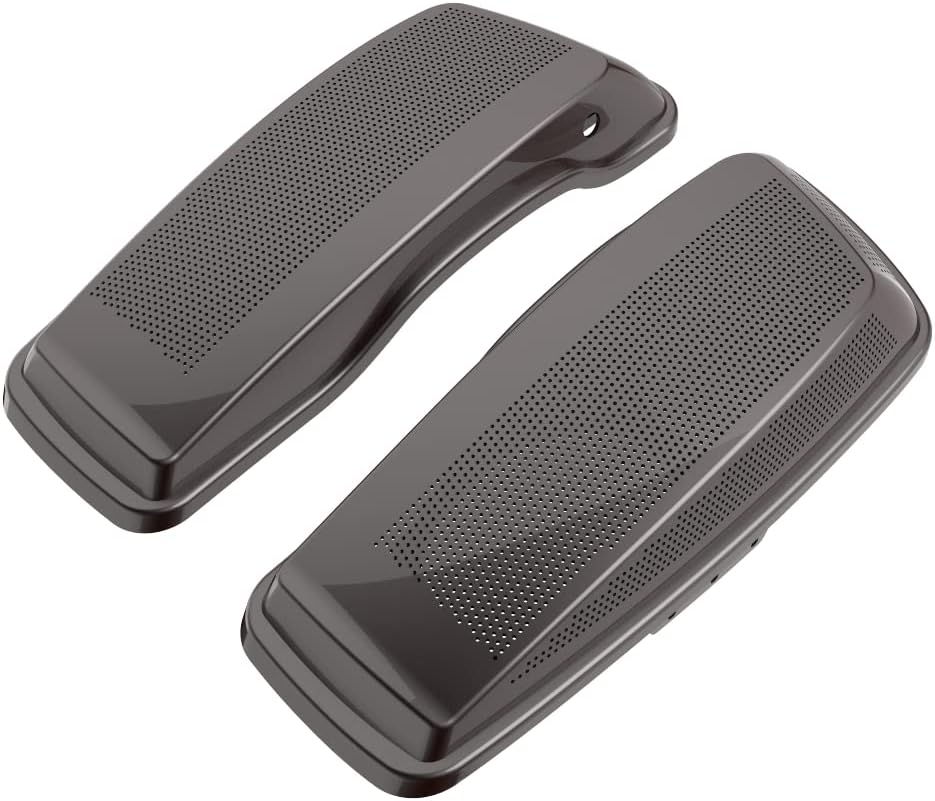 Advanblack Saddlebag Dual 6x9 Speaker lids, Audio Covers Fit for H-D Touring, Road Glide, Street Glide Special, Road King, 2014 2015 2016 2017 2018 2019 2020 2021 2022 2023