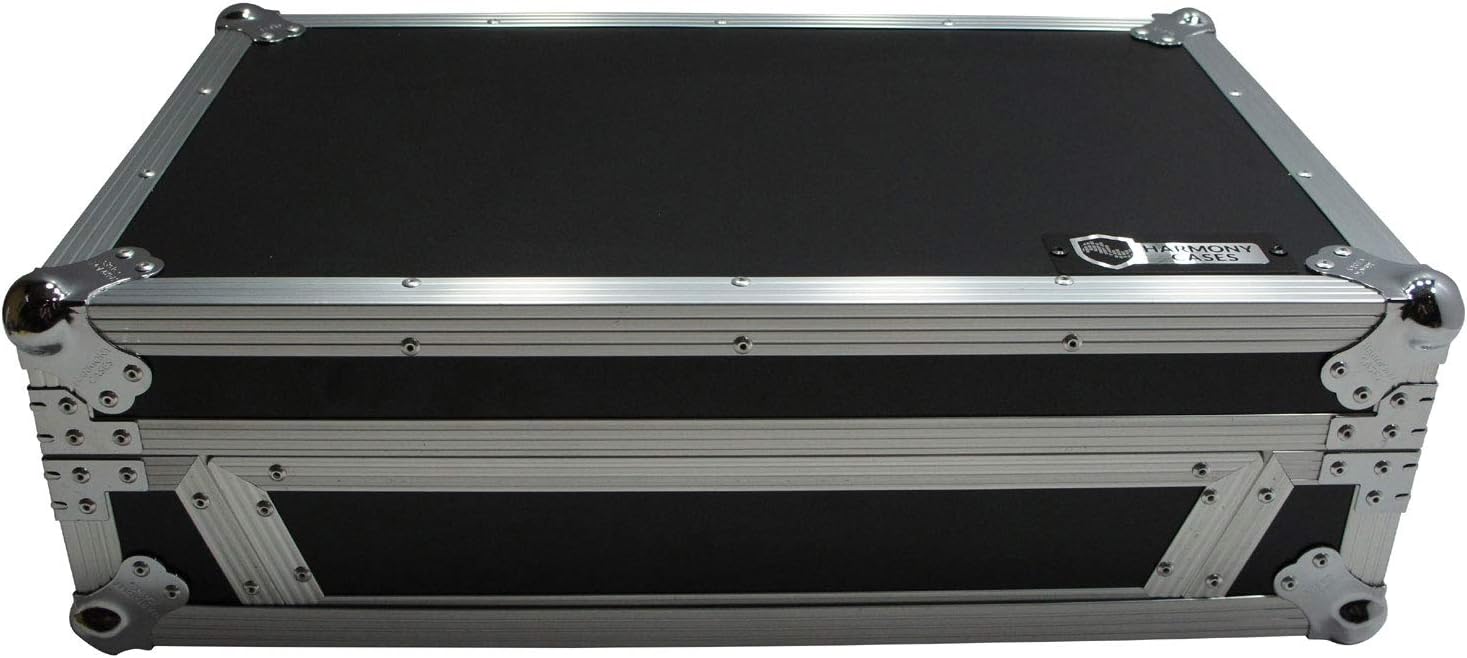 Harmony Audio HCDDJ800WLT1U Flight Glide Laptop Stand DJ 1U Rack Case Compatible with Pioneer DDJ-800
