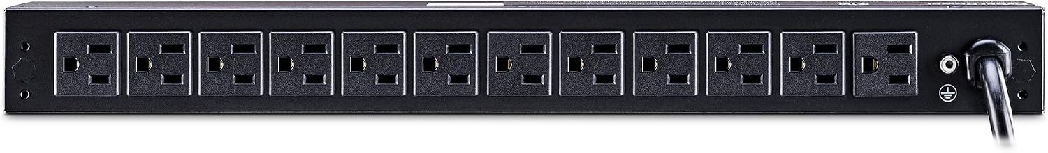 CyberPower RKBS15S2F12R Rackbar Surge Protector, 120V/15A, 14 Outlets, 15 Foot Power Cord, 1U Rackmount, UL Listed