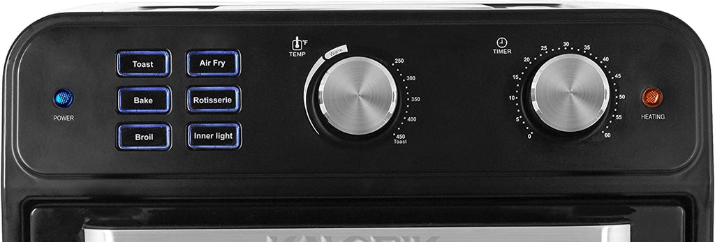 Kalorik AFO 46110 BK 22 Quart Digital Air Fryer Toaster Oven, Black