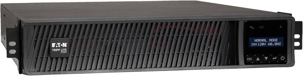 Eaton Tripp Lite Series SMART1000RMXL2U 1500VA Rack Mount UPS Battery Backup, Pure Sine Wave, 1000W, Extended Run & Network Card Option, 8 Outlets, 120V, AVR, Uninterruptible Power Supply