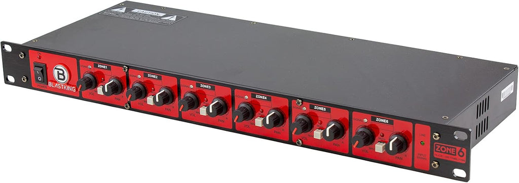 Blastking ZONE6 Six Zone Ultra Low Noise Audio Distributor