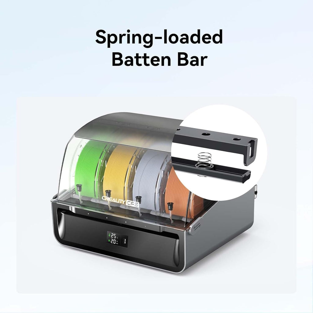 Creality CFS Multi Color 3D Printer Automatically Filament System, Anti-Moisture Filament Storage, Supports 4 Parallel Devices for 16 Color Printing, Compatible with K2 Plus/Hi Series 3D Printer