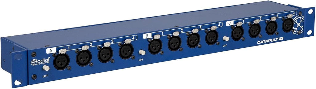 Radial Catapult Rack TX 12-channel Cat 5/6 Analog Audio Snake