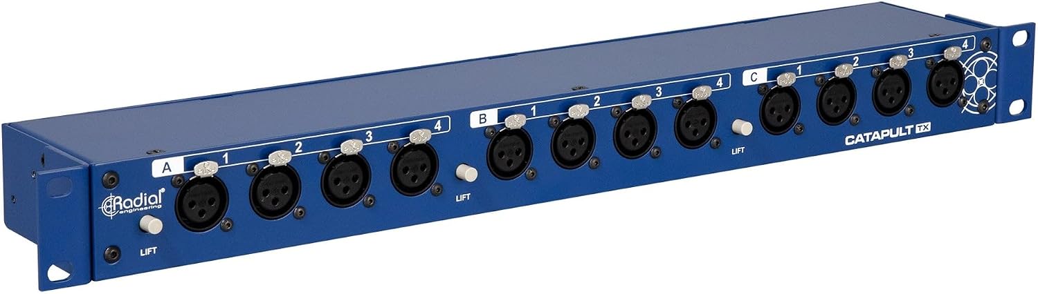 Radial Catapult Rack TX 12-channel Cat 5/6 Analog Audio Snake