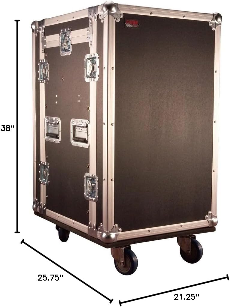 Gator 10U Top, 14U Side Audio Road Rack Case (G-TOUR 10X14 PU)