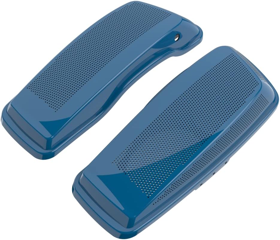 Advanblack Saddlebag Dual 6x9 Speaker lids, Audio Covers Fit for H-D Touring, Road Glide, Street Glide Special, Road King, 2014 2015 2016 2017 2018 2019 2020 2021 2022 2023