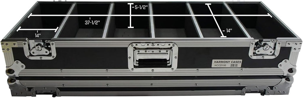 Harmony Audio HCCD150 150 Jewel or 450 Sleeve CD Transport Road Case New