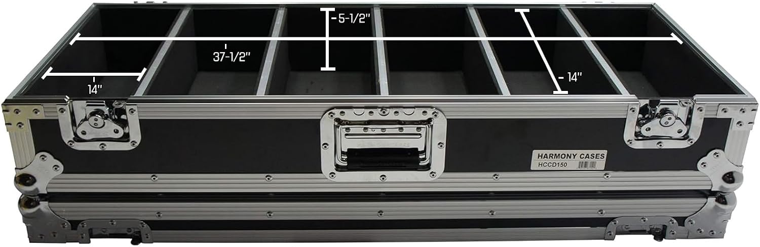 Harmony Audio HCCD150 150 Jewel or 450 Sleeve CD Transport Road Case New