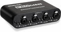 4Channels Pro G404s XLR/TS/TRS/1/4' Passive Hum Eliminator Direct Box for Audio Equipments Ground Loop Isolator Noise Filter for Different Audio Systems Using (Pro G404S)