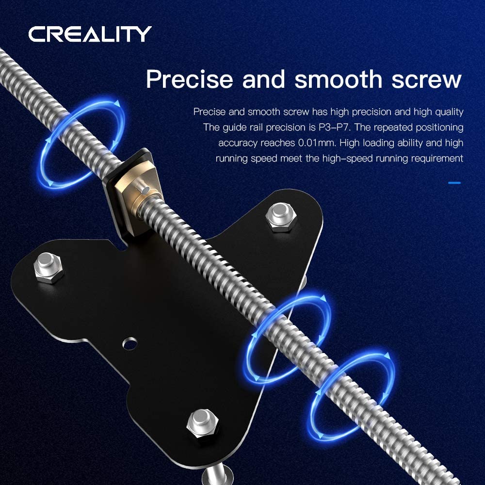 Comgrow Creality Ender 3 3D Printer and Official Creality Ender 3V2 Dual Z-axis Kit with Lead Screw