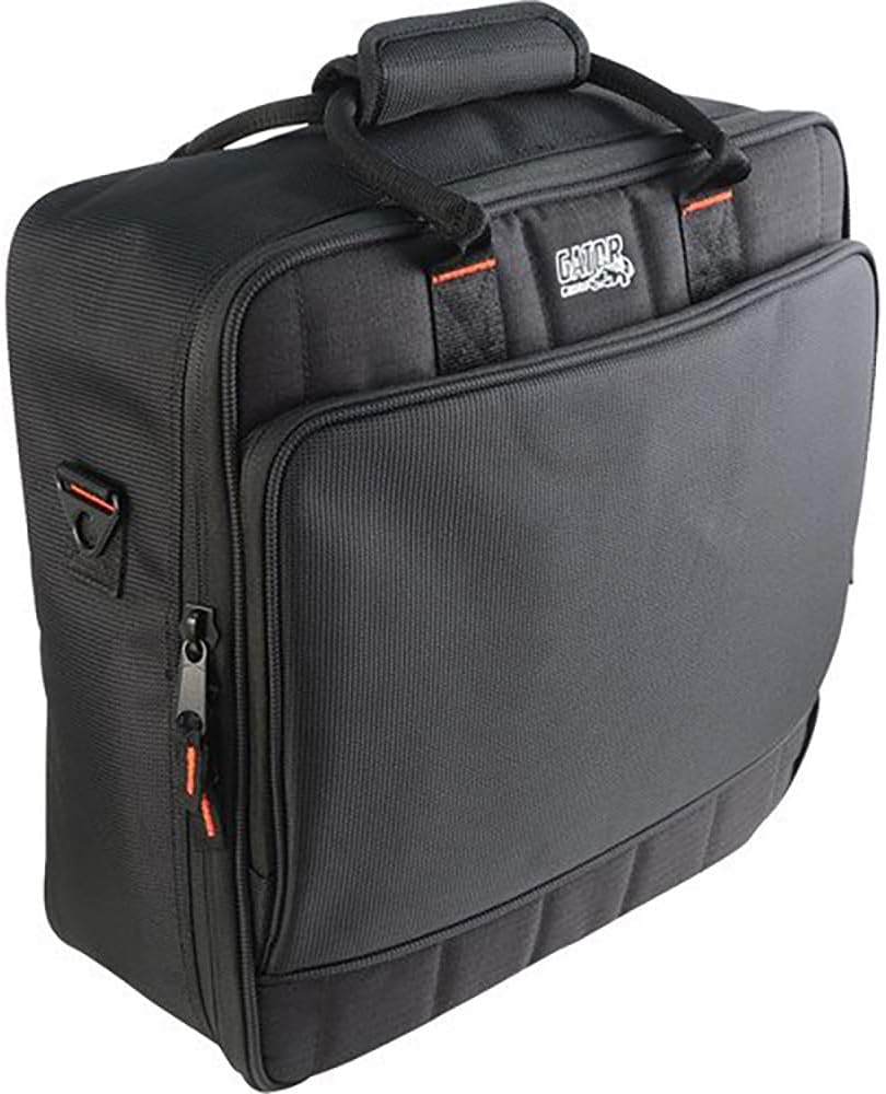 Mackie ProFX12v3+ 12-Channel Analog Mixer with Built-In FX, USB Recording, and Bluetooth Bundle with G-MIXERBAG-1515 Padded Nylon Mixer/Equipment Bag and Stereo Breakout Cable 10'