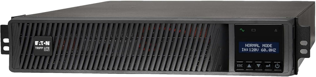 Eaton Tripp Lite Series SMART1000RMXL2U 1500VA Rack Mount UPS Battery Backup, Pure Sine Wave, 1000W, Extended Run & Network Card Option, 8 Outlets, 120V, AVR, Uninterruptible Power Supply