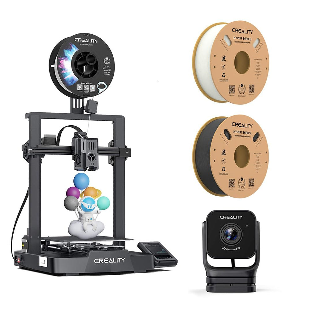 Creality Ender 3 V3 KE 3D Printer 1kg x 2 Pack High Speed PLA Included, and Creality Nebula Camera