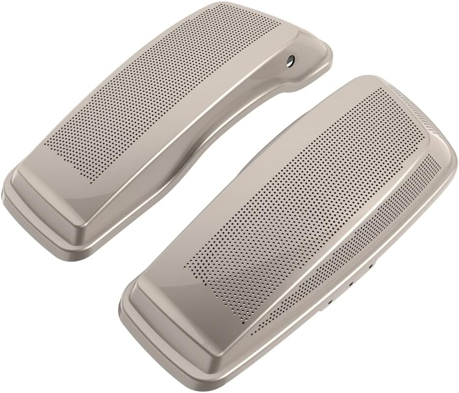Advanblack Saddlebag Dual 6x9 Speaker lids, Audio Covers Fit for H-D Touring, Road Glide, Street Glide Special, Road King, 2014 2015 2016 2017 2018 2019 2020 2021 2022 2023
