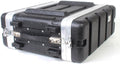 19' Rackmount Flight Case, 12' Depth, Stackable, ABS, Aluminum and Steel Construction (3U)
